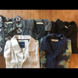 Five Tommy Bahama Shirts